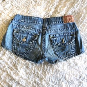 True Religion jean shorts